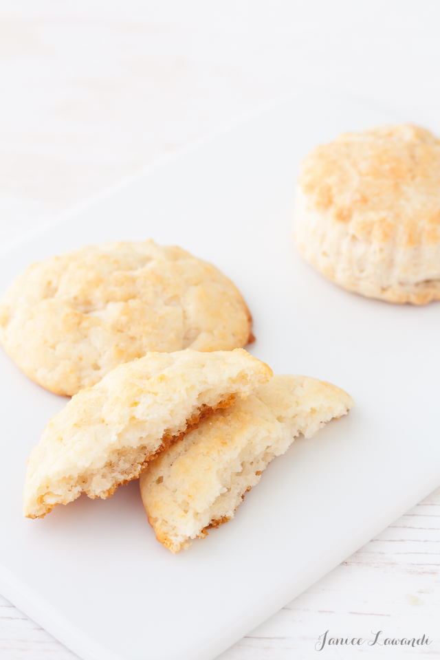 not quite biscuits A bad biscuit that spread vs a good biscuit that rose tall