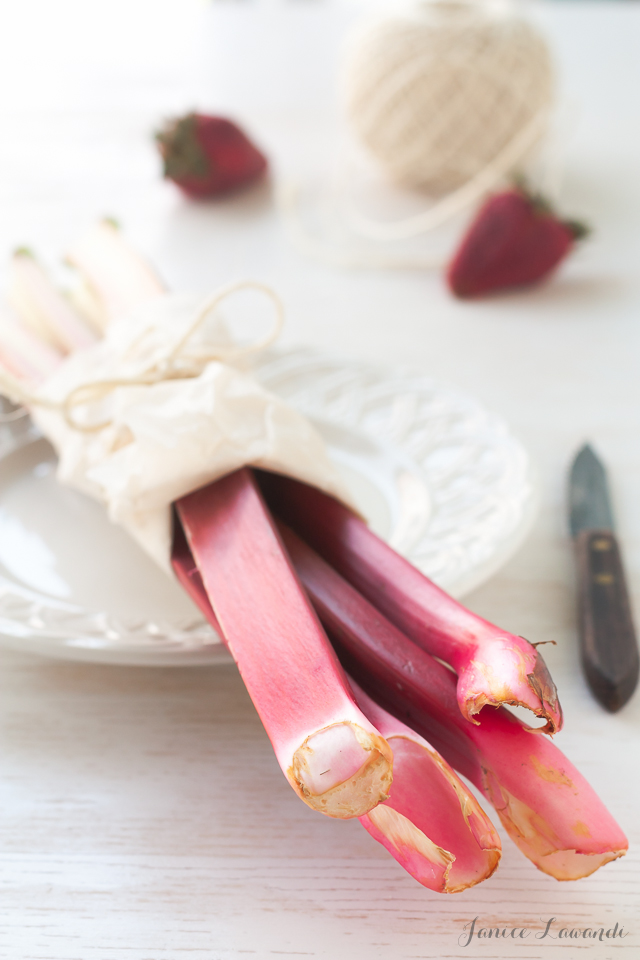 strawberries and rhubarb strawberry-rhubarb