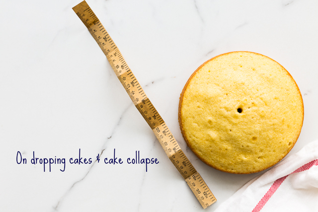 Dropping cakes and cake collapse | Janice Lawandi @ kitchenhealssoul