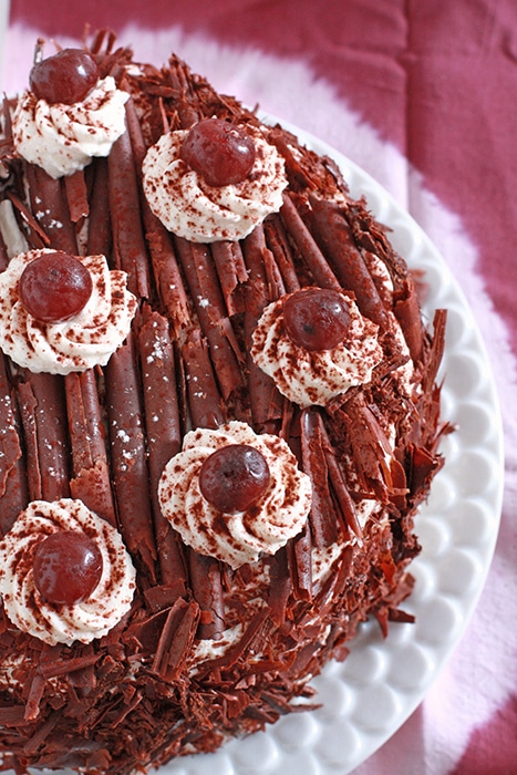 black forest cake