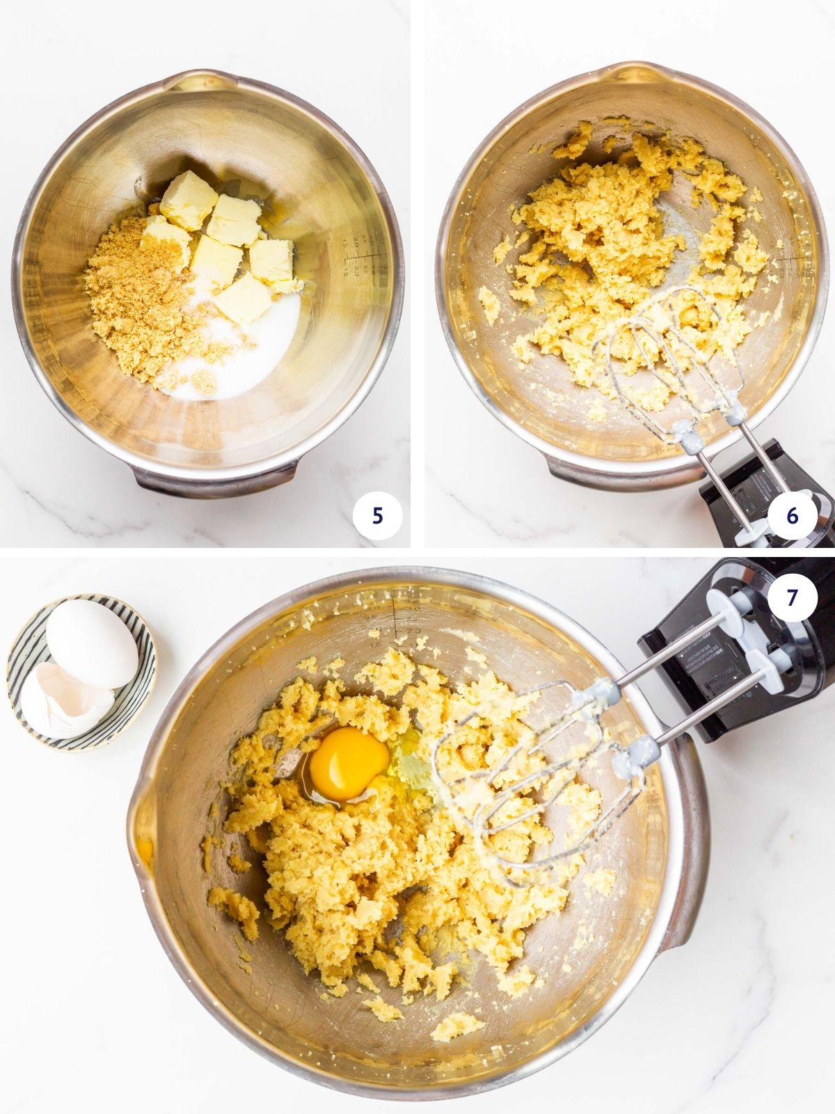 Creaming the butter and sugar together before adding the eggs one at a time.