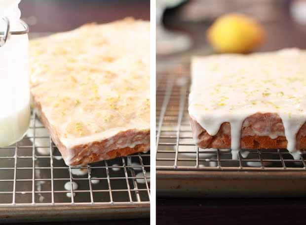 How to glaze a cake Simple glaze