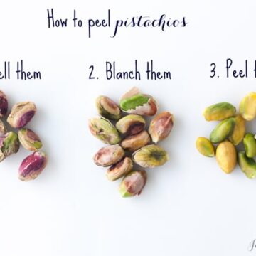 How to peel pistachios