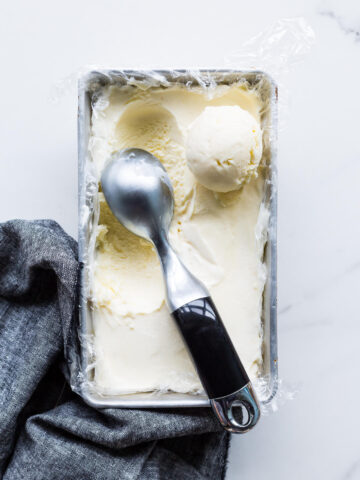 Popcorn ice cream recipe from Hello My Name is Ice Cream book