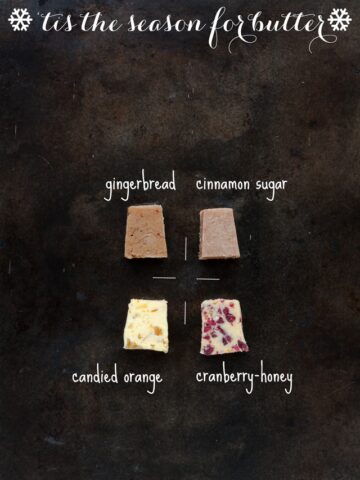 sweet flavoured butters